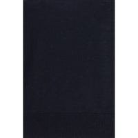 Max Mara Studio Two-Tone Silk T-Shirt — Blue