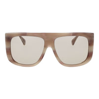 Max Mara Acetate Sunglasses — Beige