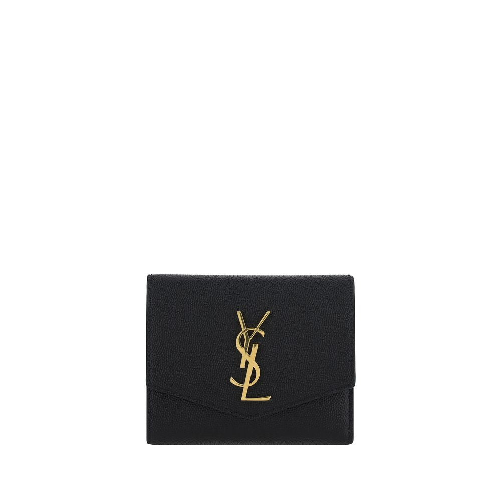 Saint Laurent Calfskin Billfold Wallet — Black