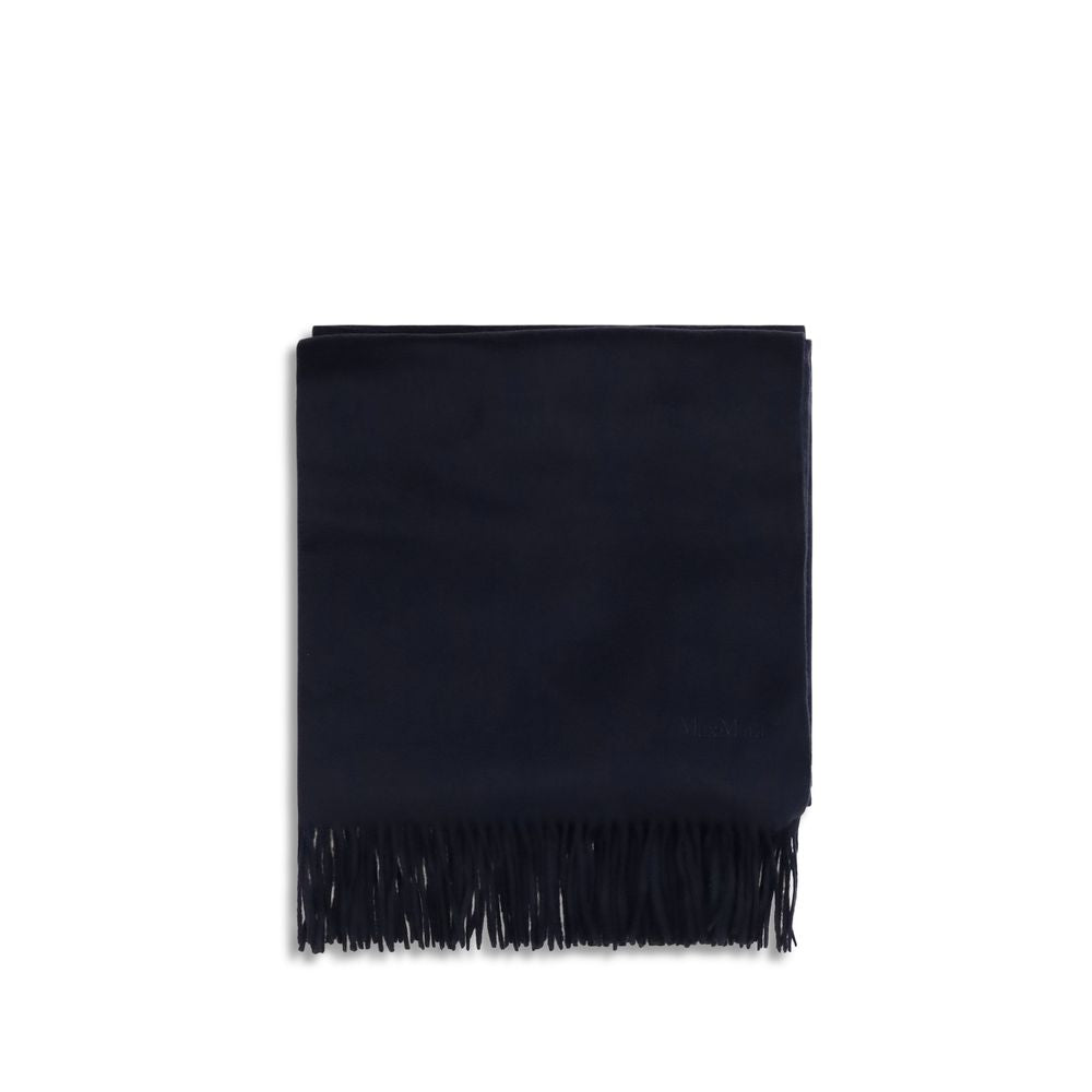 Max Mara Baci Cashmere Scarf — Blue