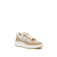 Chloé Nama Recycled Sneakers — Beige