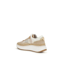Chloé Nama Recycled Sneakers — Beige