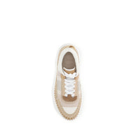 Chloé Nama Recycled Sneakers — Beige
