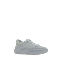 Chloé Nama Leather Sneakers — White