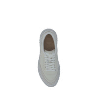 Chloé Nama Leather Sneakers — White