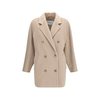 Max Mara Rebus Wool-Cashmere Jacket — Beige