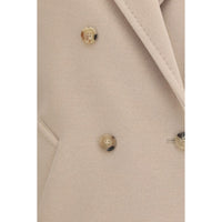 Max Mara Rebus Wool-Cashmere Jacket — Beige