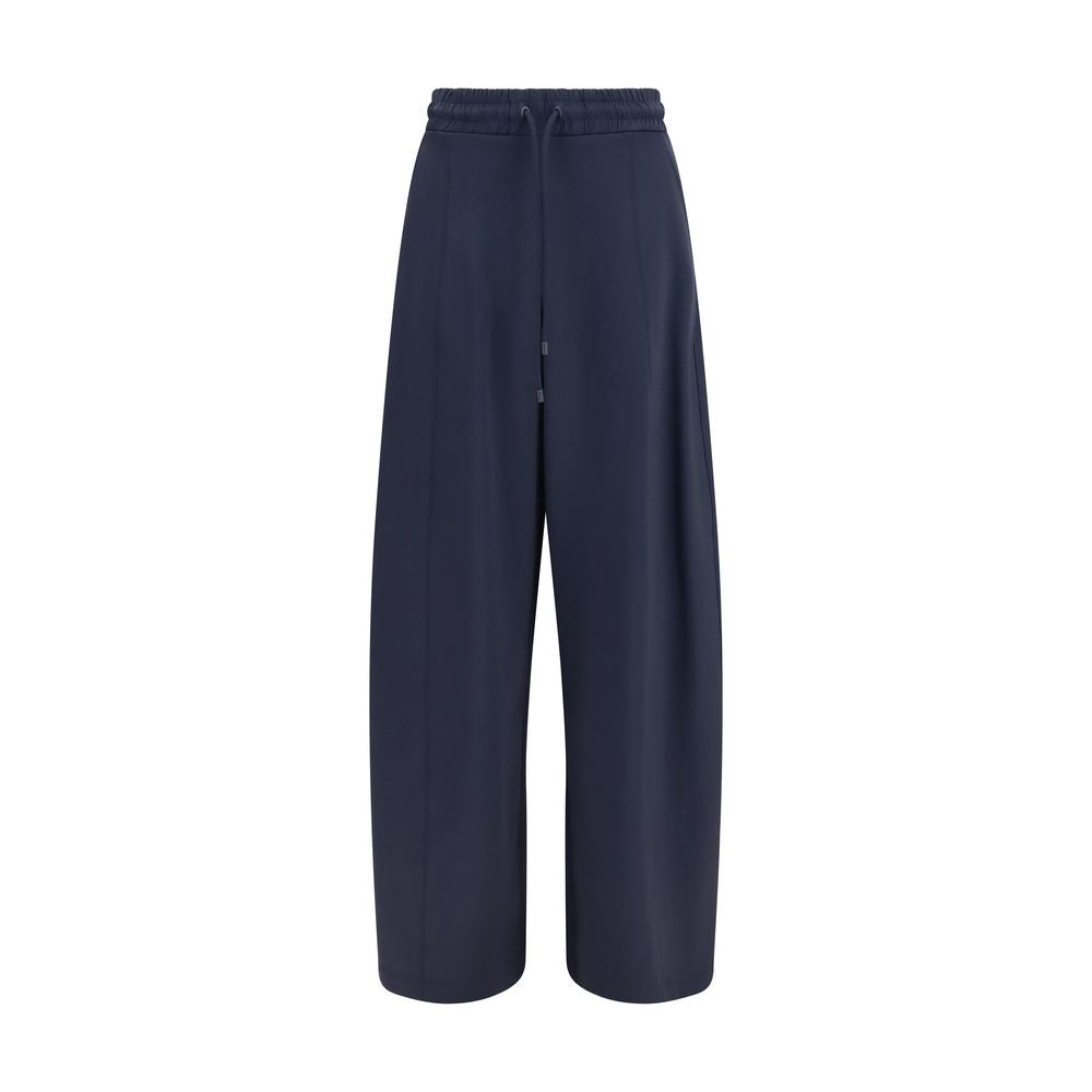 Max Mara Olmo Technical Jersey Pants — Blue
