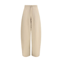 Max Mara Olmo Technical Jersey Pants — Beige