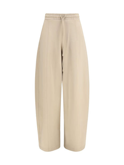 Max Mara Olmo Technical Jersey Pants — Beige