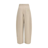 Max Mara Olmo Technical Jersey Pants — Beige