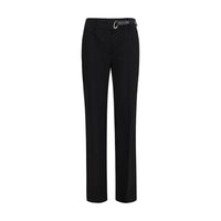 Max Mara Rum Cigarette Pants — Black