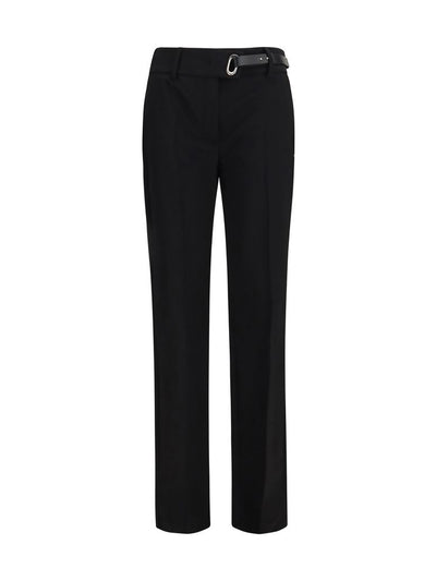 Max Mara Rum Cigarette Pants — Black