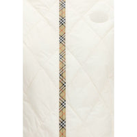 Burberry Cheswick Check-Tape Gilet — White