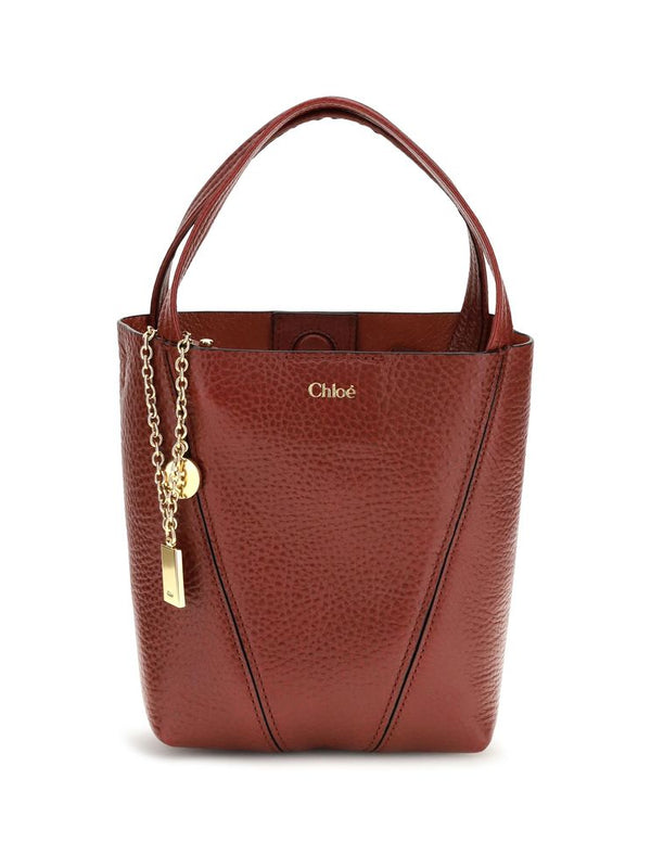 Chloé Spin Chain Shoulder Bag — Multicolor
