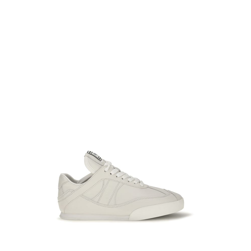 Chloé Kick Leather Sneakers — White