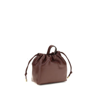 Chloé Icons Mini Chain Shoulder Bag — Bordeaux