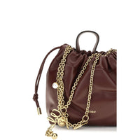 Chloé Icons Mini Chain Shoulder Bag — Bordeaux