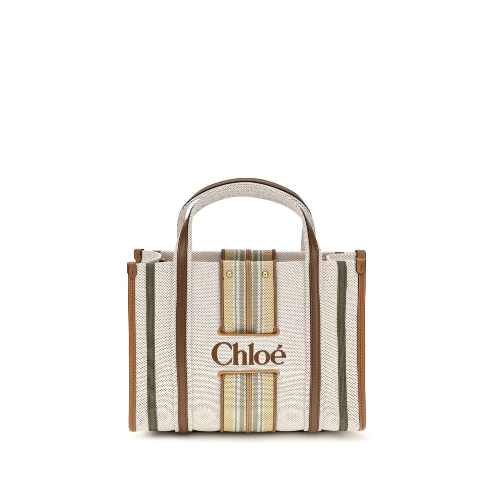 Chloé Small Woody Loop Bag — Beige