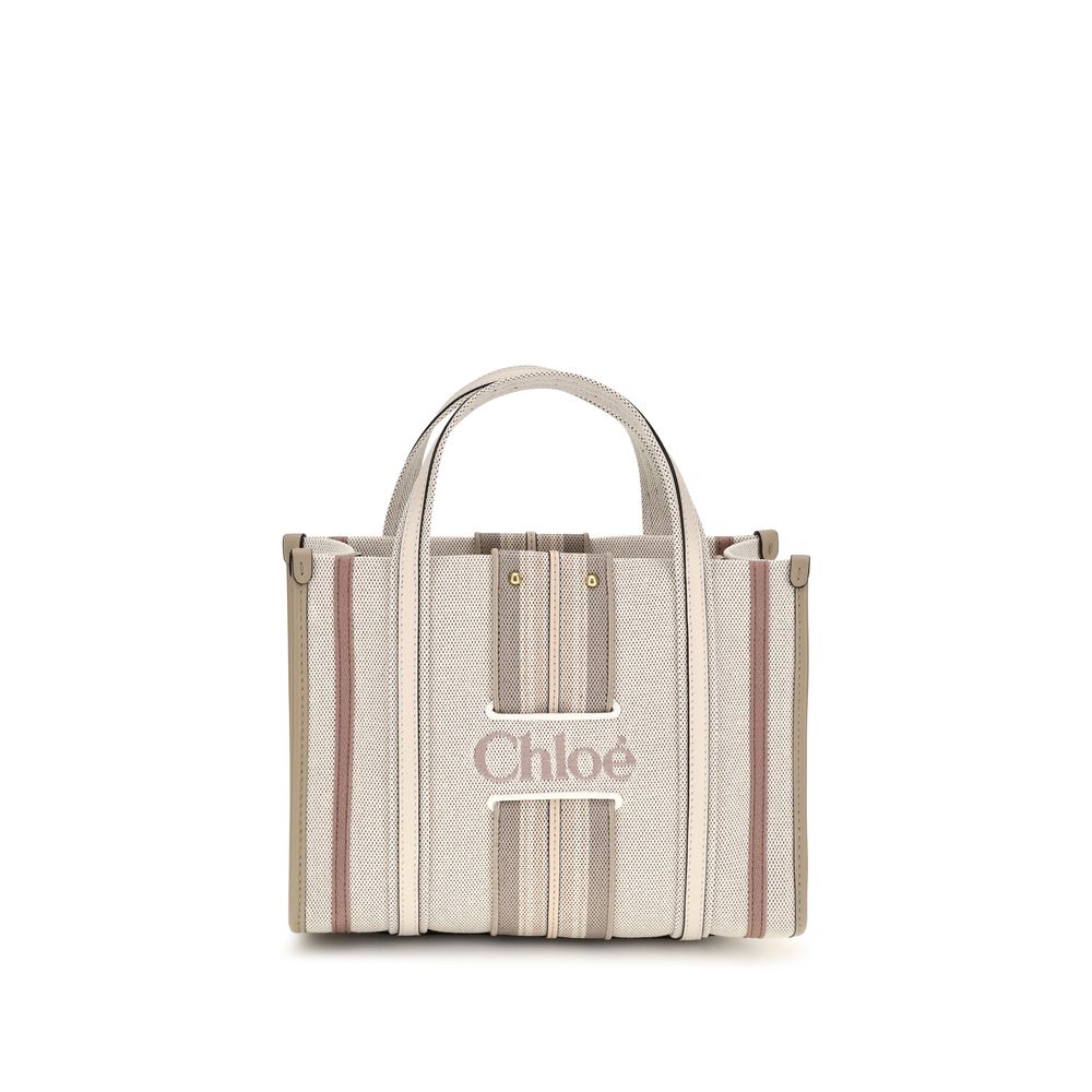 Chloé Small Woody Loop Bag — Beige