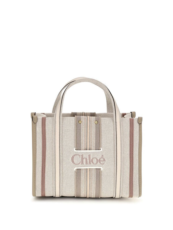 Chloé Small Woody Loop Bag — Beige