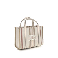 Chloé Small Woody Loop Bag — Beige