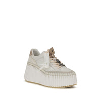 Chloé Nama Platform Sneakers — White