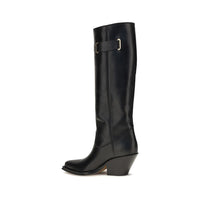 Chloé Azelan Over-the-Knee Boots — Black