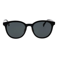 Max Mara Acetate Panto Sunglasses — Black