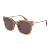 Max Mara Acetate Butterfly Sunglasses — Beige