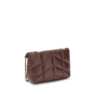 Saint Laurent Puffer Toy Lambskin Shoulder Bag — Bordeaux