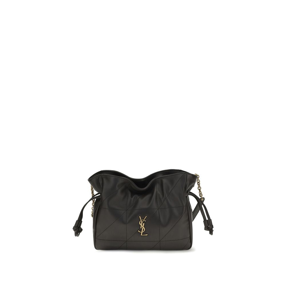 Saint Laurent Jamie Lambskin Clutch — Black