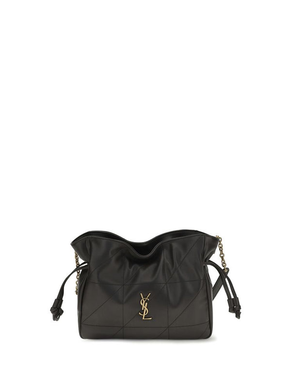 Saint Laurent Jamie Lambskin Clutch — Black