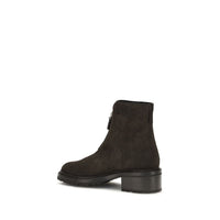 The Row Hike Suede Ankle Boots — Brown