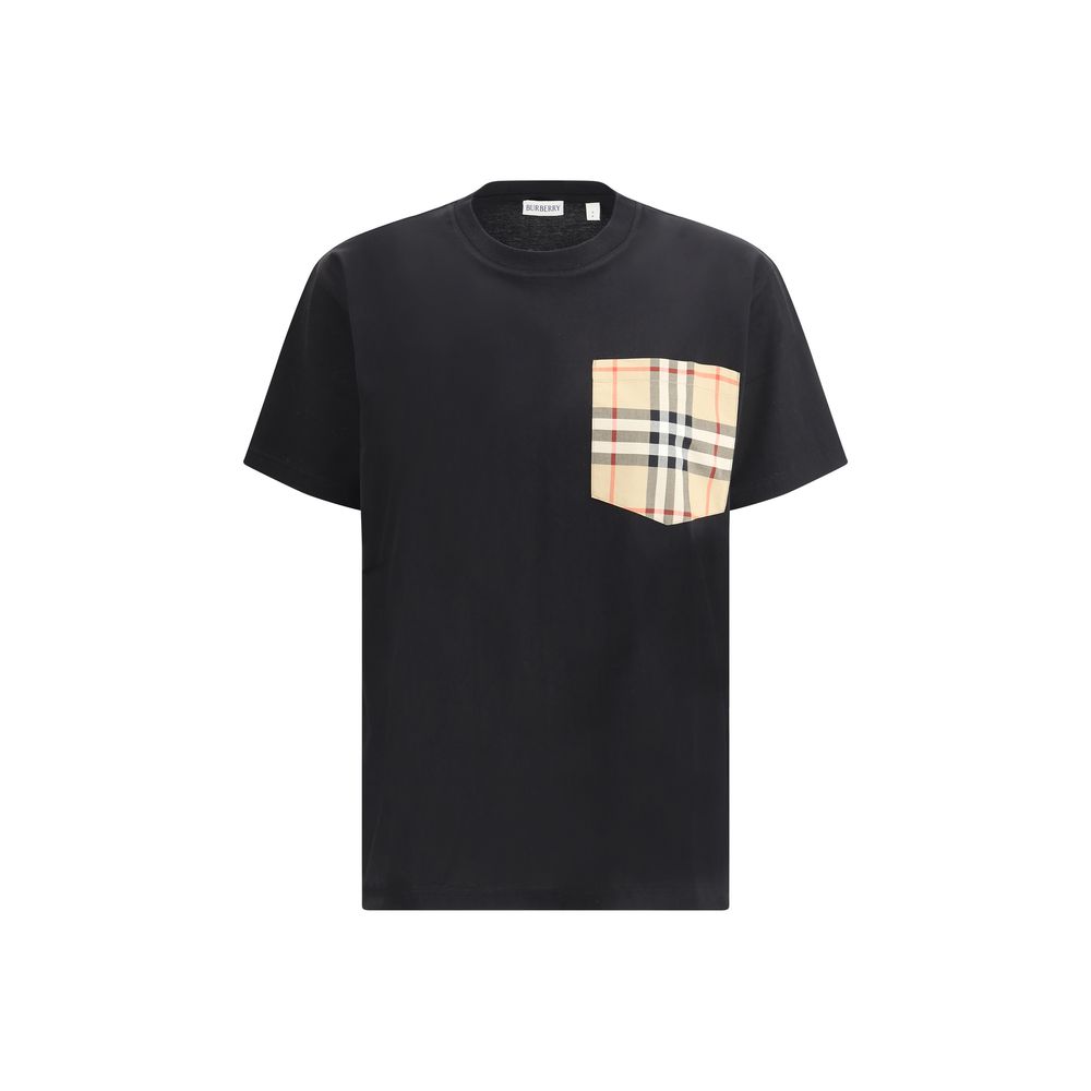 Burberry Archive Check Pocket T-Shirt — Black