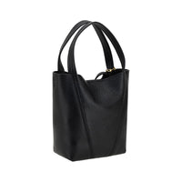 Chloé Spin Chain Shoulder Bag — Black