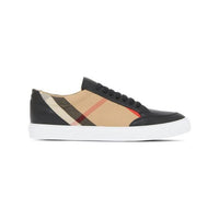Burberry New Salmond Leather Check Sneaker