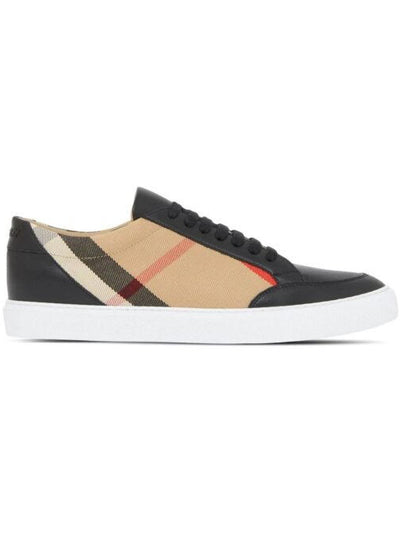 Burberry New Salmond Leather Check Sneaker
