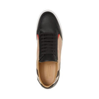 Burberry New Salmond Leather Check Sneaker