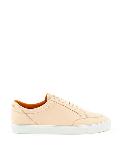 Burberry Powder Leather Low-Top Sneaker