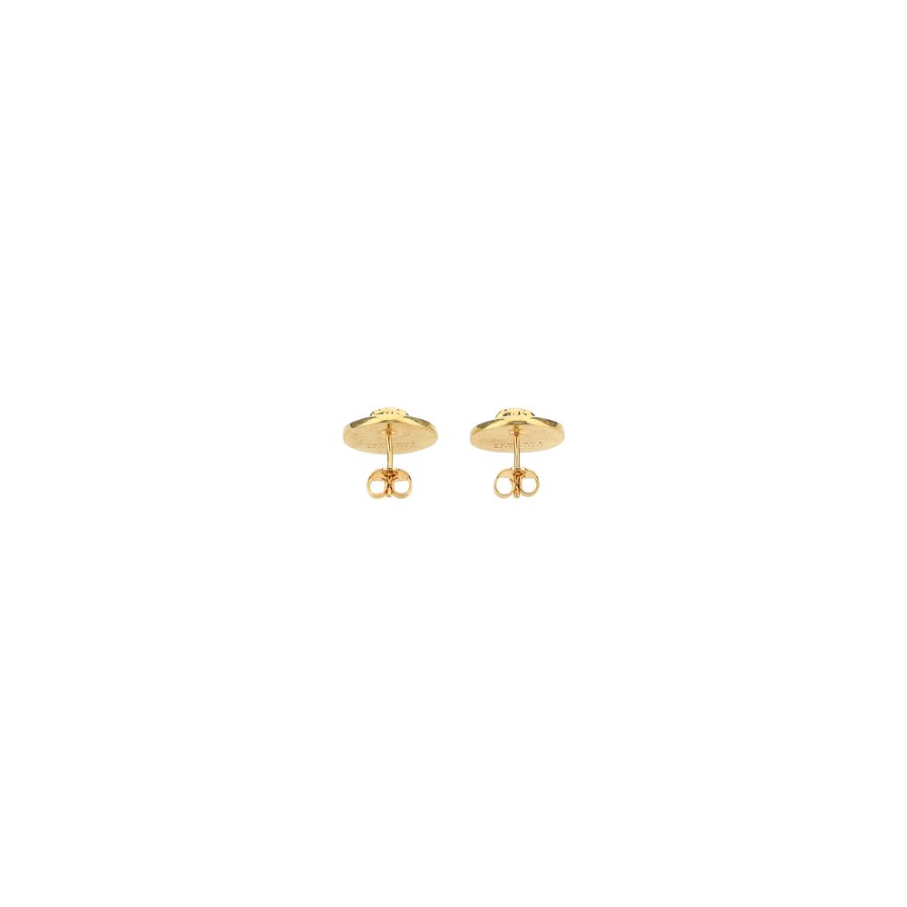 Versace Medusa Gold Stud Earrings