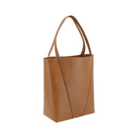 Chloé Brown Calf Leather Spin Shoulder Bag
