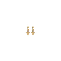 Versace Medusa Head Gold Drop Earrings