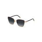 Furla Square Metal Sunglasses — Gold & Smoked