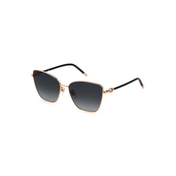 Furla Gold Metal Square Sunglasses