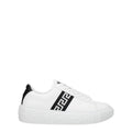Versace White Leather Logo Sneakers