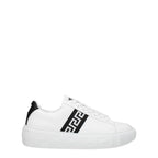 Versace White Leather Logo Sneakers