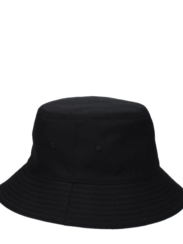 Burberry Logo Bucket Hat — Black