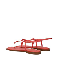 Christian Dior Logo Leather Flip-Flop Sandal — Pink