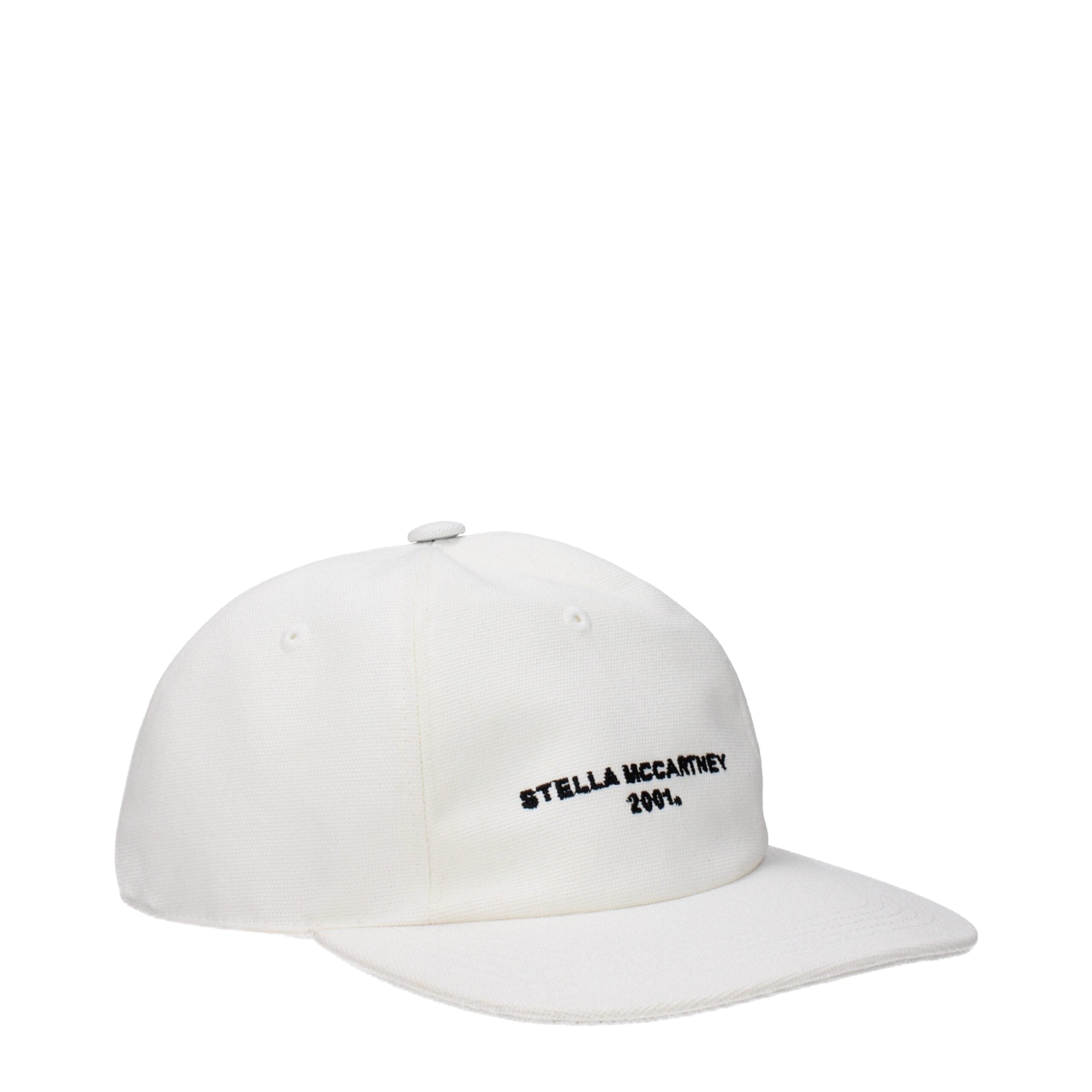 Stella McCartney Logo Cotton Cap — White